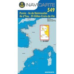 Carte marine Navicarte N° 509 Valras Sète Etang de Thau 