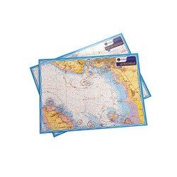 Carte marine plastifiée Golfe du Morbihan 