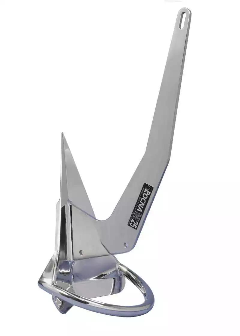 Ancre Rocna inox 10kg anneau anti retournement