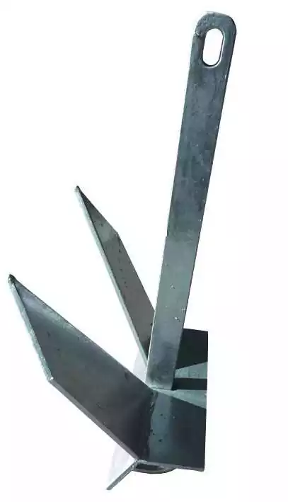 Ancre PLATE THR 15 kg acier galvanise renforcé verge mobile