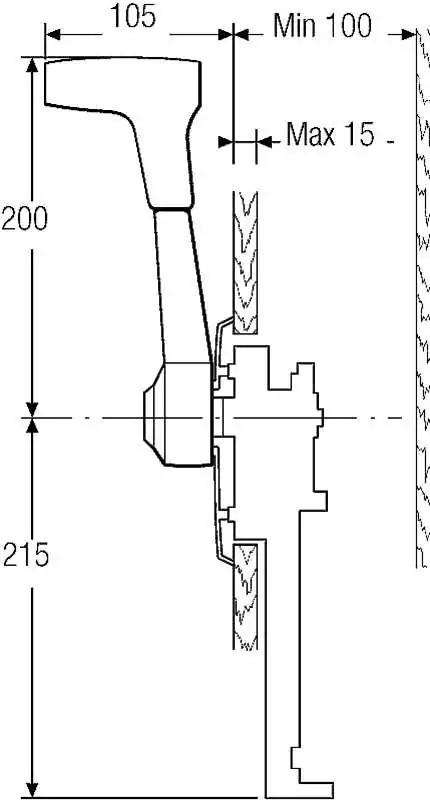Boîtier TFX 700S Mono-levier Bi-fonction avec débrayage par bouton boîtier 700SS pour voilier