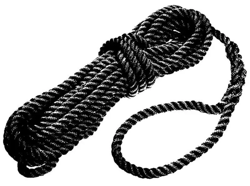 Amarre polyester noire diamètre 16mm 11m avec boucle épissée
