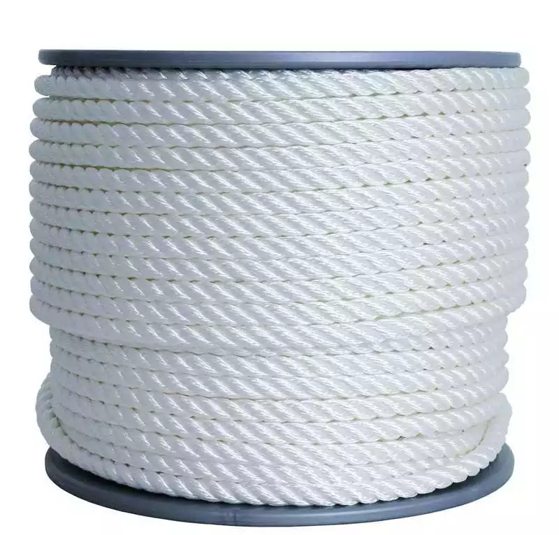 Cordage 3 torons Bobine 100M NOIR Diamètre 8mm Cordage 3 torons Bobine 100M NOIR Diamètre 8mm