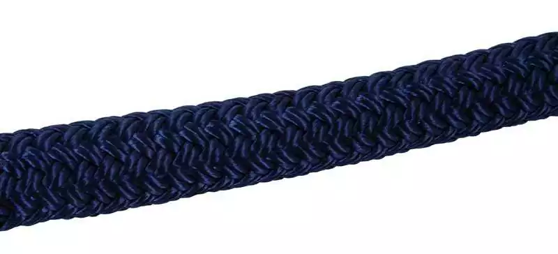 Cordage double tresse Bobine 100M BLEU Diamètre 24mm 16 fuseaux