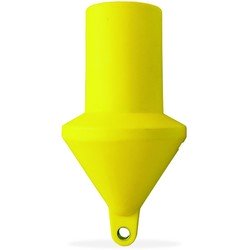 Bouée cylindrique Jaune diamètre 800mm oeil 45 mm