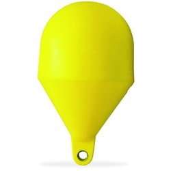Bouée sphérique Jaune diamètre 800mm oeil 45 mm