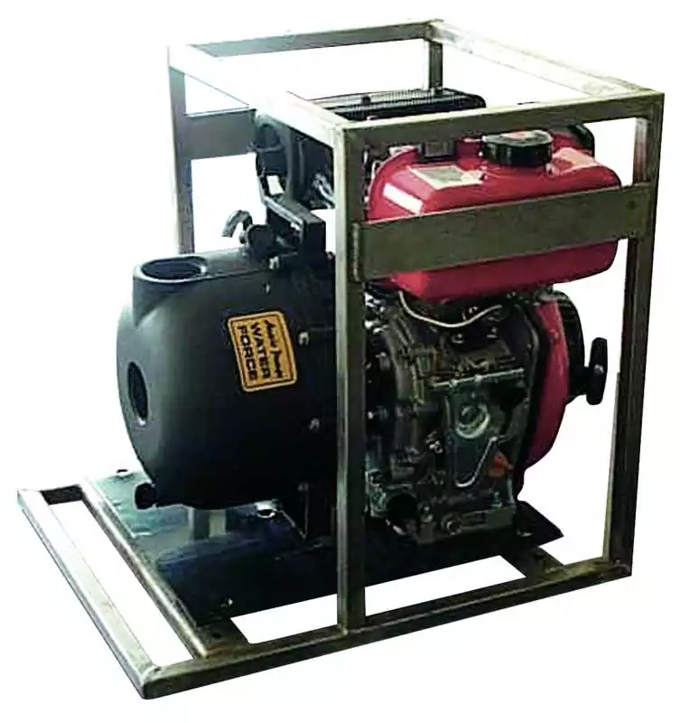 Motopompe diesel YANMAR Débit 1000 L/mn diamètre sortie 75 mm