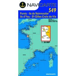 Carte marine Navicarte N° 1011 et 1012 Boulogne Dieppe Le Havre 