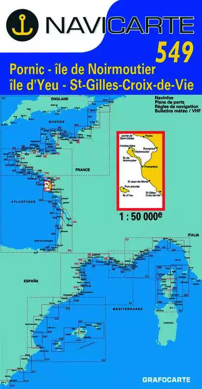 Carte marine Navicarte N° 1011 et 1012 Boulogne Dieppe Le Havre 