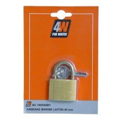 1 Cadenas marin en Laiton longueur 40mm diamètre anse 6mm