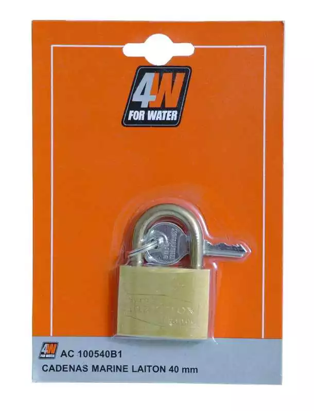 1 Cadenas marin en Laiton longueur 40mm diamètre anse 6mm