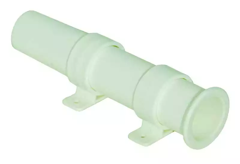 Porte canne en plastique droit blanc support de canne blanc