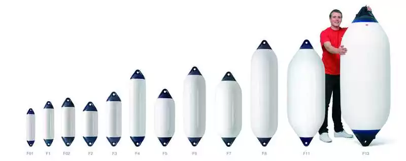 Pare-battage cylindrique BLEU Longueur 188cm Diamètre 75cm