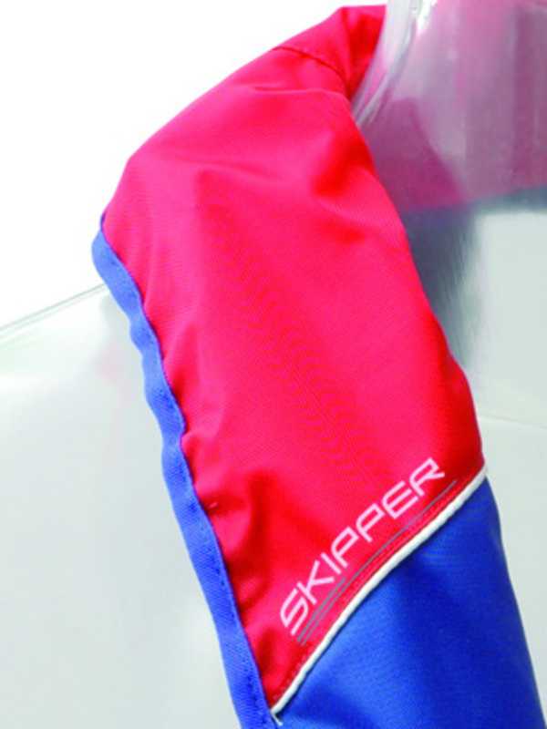 Gilet SKIPPER 150N automatique Bleu/Rouge avec harnais