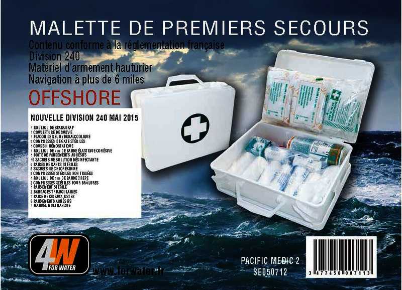 Mallettes premiers secours plus de 6 milles