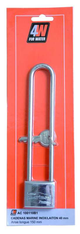 1 Cadenas inox marin anse longueur 150mm
