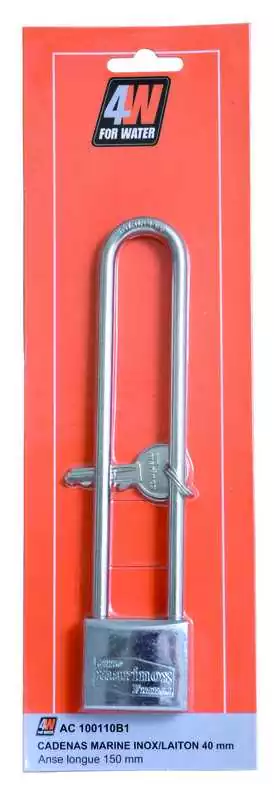 1 Cadenas inox marin anse longueur 150mm