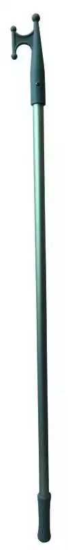 Gaffe fixe aluminium crochet plastique Longueur 1,30m Diamètre 25mm