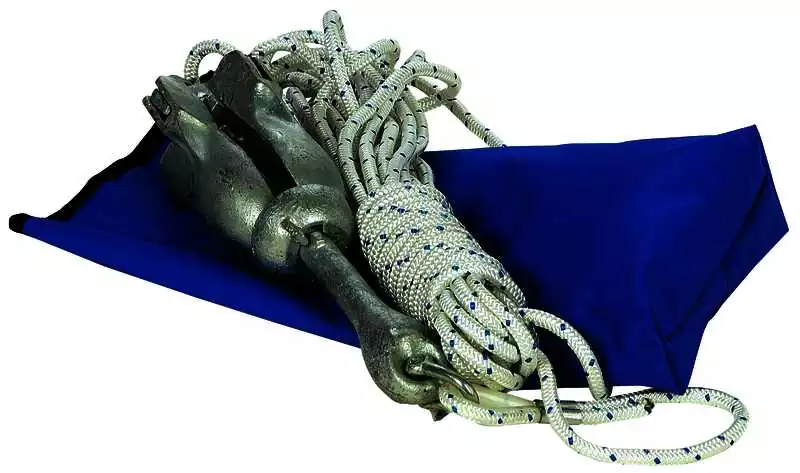 Kit Grappin 1.5 kg Ligne 15 m diamètre Ligne 8 mm Manille 8 mm