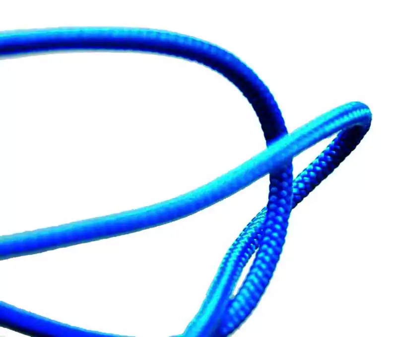 Cordage tressé rond Bobine 100M BLEU Diamètre 3mm 16 fuseaux