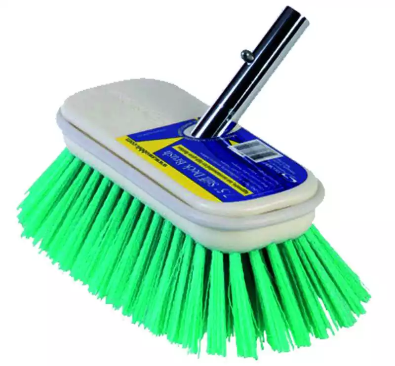 Brosse dure lave-pont Verte 19cm