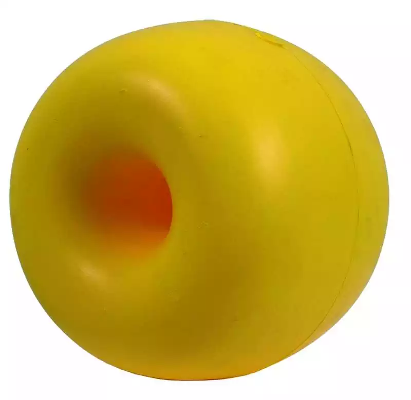Flotteur Jaune diamètre 260 x 200 mm Trou 30 mm