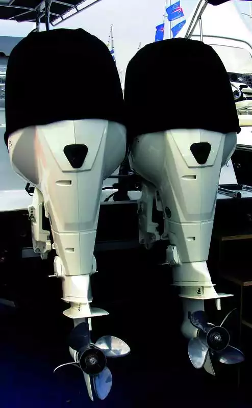 1 chaussette modèle M2 Bleu marine Housse pour hors bord 5 à 9 cv 