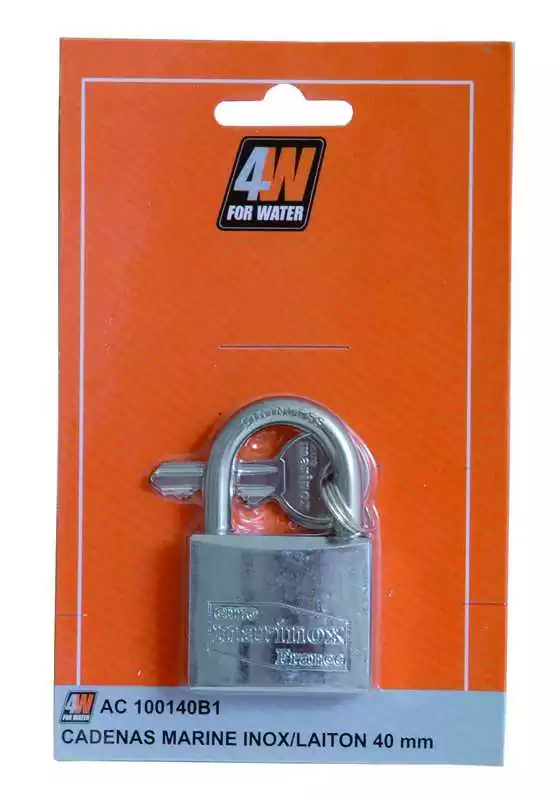 1 Cadenas marin en inox longueur 40mm diamètre anse 6mm