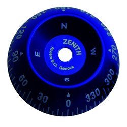 Compas de route blanc RIVIERA montage encastré rose bleue diamètre 80 mm éclairage 12V et 24 V