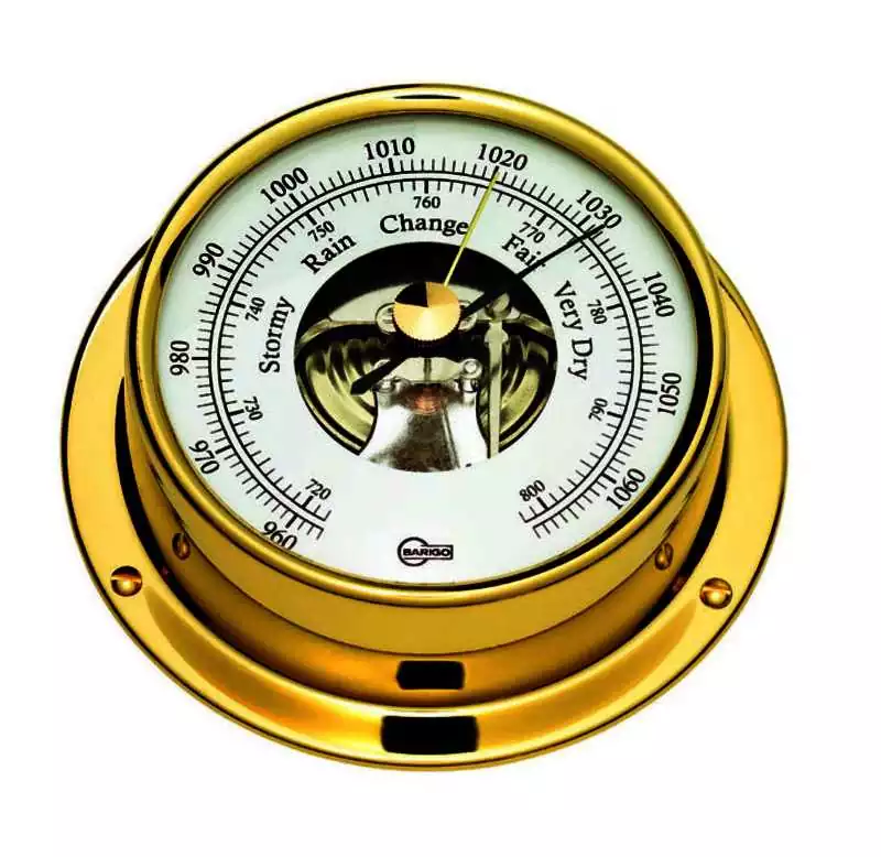 Baromètre cadran laiton diamètre 70 mm