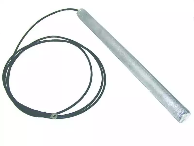 Anode à pendre Aluminium 500 X 35mm Livrée avec câble 3m