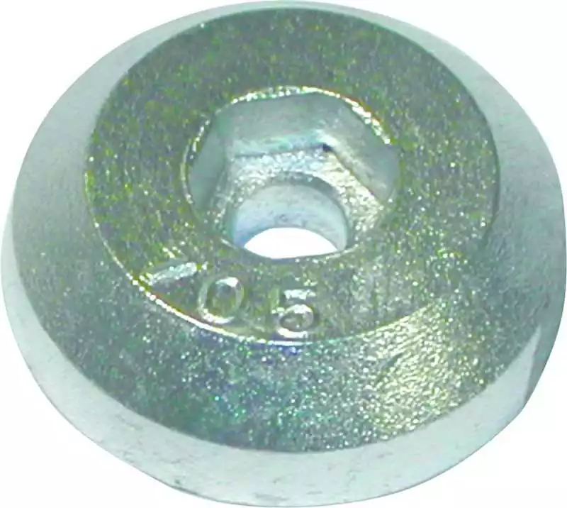 Anode bec de canard Zinc diamètre 35mm épaisseur 10mm