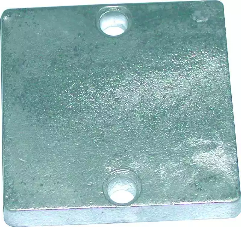 Anode zinc plaque 65x65x10