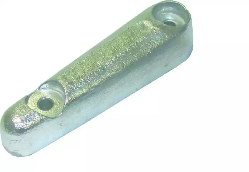 Anode zinc barreau Twin Disc Arneson 156mm Longueur 152mm entraxe 88mm