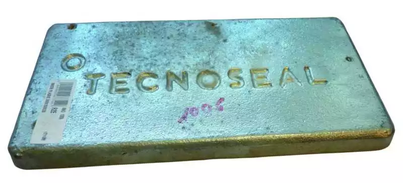 Anode zinc plaque 295x145x15