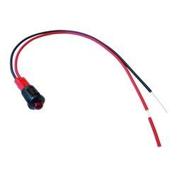 Voyant de contrôle à LED 12v Rouge perçage 8.2mm