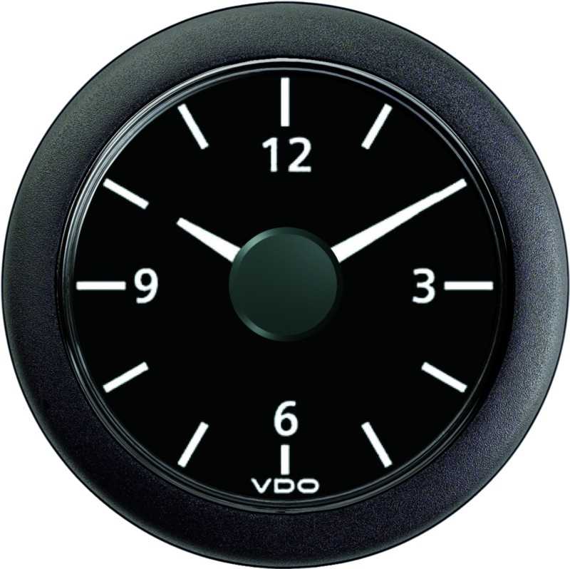 Horloge diamètre 52 mm 8-16V noir Montre