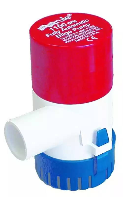 Pompe de cale immergeable Rule 1100 4164 L/H 12V Automatique sortie 29 mm Pompe de cale immergeable Rule 1100 4164 L/H 12V Automatique sortie 29 mm