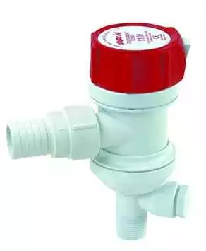 Pompe Rule pour viviers 12V 401FC 1893L/H 32 L/min sortie droite 19mm