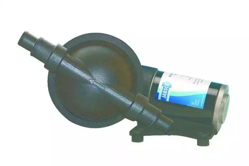 Pompe évacuation de douche 18 L/min tête de pompe orientable 12V raccords 19 et 25mm