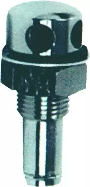 Event de réservoir droit chromé perçage diamètre 18 mm longueur 59 mm