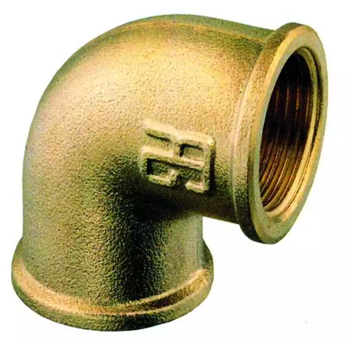 Raccord coudé 90 degrés 1/4" Femelle Femelle 8/8 mm