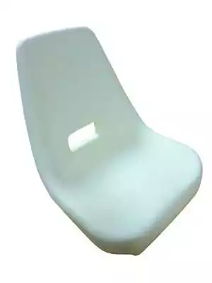 Siège Admiral Blanc Largeur 450mm Profondeur 400mm Hauteur 420mm