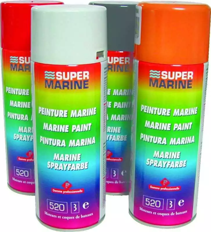 Peinture marine hors bord JONHSON Blanc 72 à 90 et 93 Aérosol 400ML