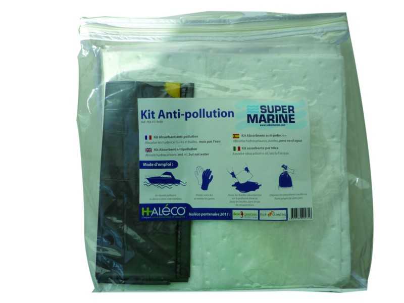 Kit anti-pollution absorption des hydrocarbures