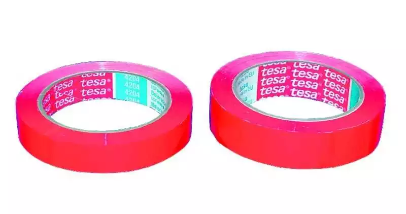 Ruban de masquage Tesa rouge 19 mm x 66 m