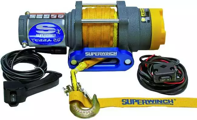 Treuil électrique TERRA 25 SR 1134Kg 12V avec câble synthétique 15m
