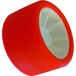 Galet rouge Longueur 75mm diamètre 120mm Alésage 21mm