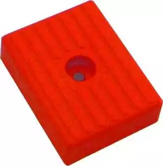 Patin rouge PM 010 Longueur 130mm largeur 100mm
