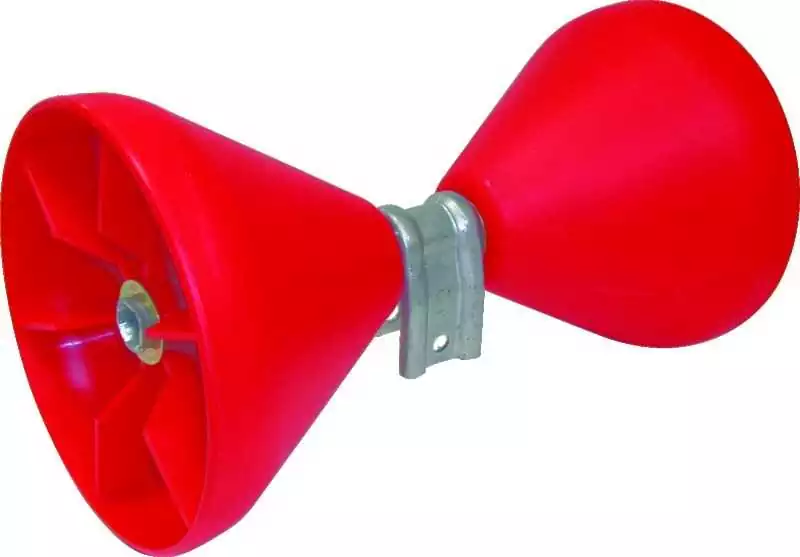 Cône seul rouge diamètre 180 mm x 55 mm Alésage 22 mm PN 090